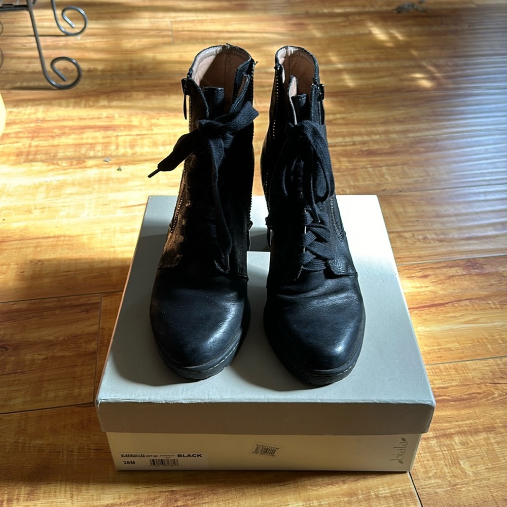 Biala Keiran Lace Up Bootie, Size 38M